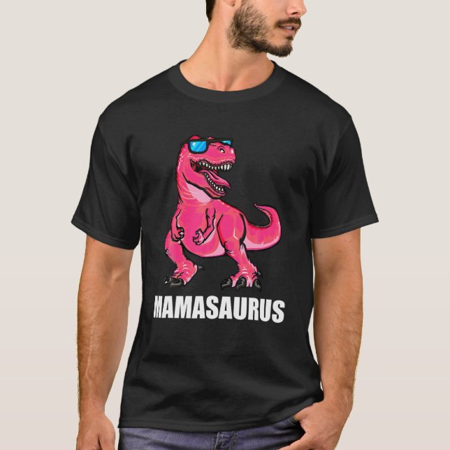 T-shirt Maman Dinosaur Mamasaurus Maman Mère Femmes (Devant)