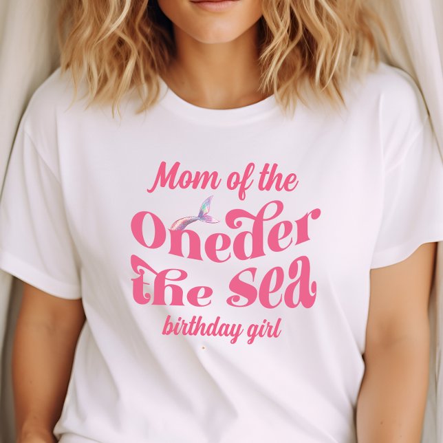 T-shirt Maman d'Oneder The Sea Mermaid fille d'anniversair (Créateur téléchargé)