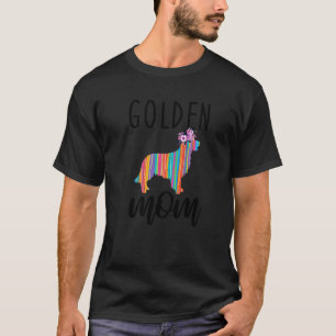 T-shirt Maman Dorée Mignon Chien Retriever Doré Maman Anim