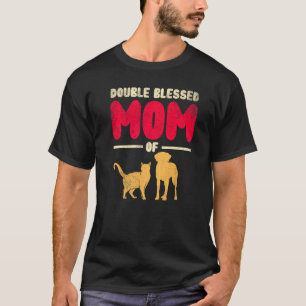 T-shirt Maman doublement bénie juste une maman qui aime so
