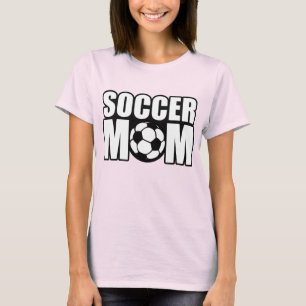 T-shirt Maman du football