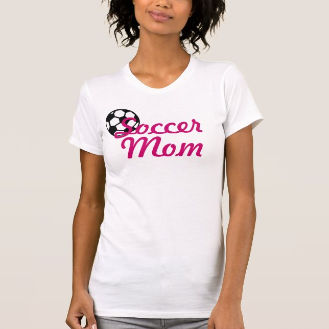 T-shirt Maman du football (Devant)