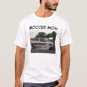 T-shirt Maman du football
