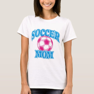 T-SHIRT MAMAN DU FOOTBALL SUR LA CHEMISE BLANCHE 1