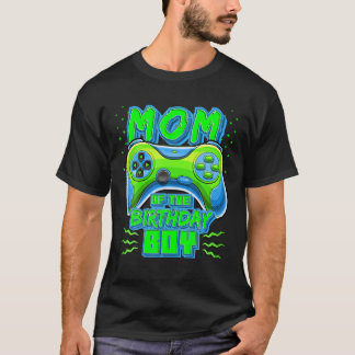 T-shirt Maman Du Garçon Anniversaire Correspondant Vidéo G