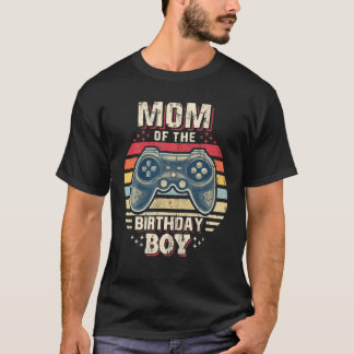 T-shirt Maman Du Garçon Anniversaire Correspondant Vidéo G