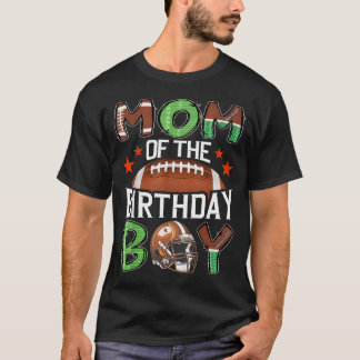 T-shirt Maman du garçon d'anniversaire jour de match