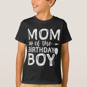 T-shirt Maman Du Garçon D'Anniversaire Maman Et Fils Qui C