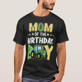 T-shirt Maman du garçon d'anniversaire Tracteurs Camions d