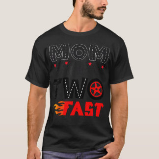T-shirt Maman du garçon du 2e anniversaire rapide 2e cours