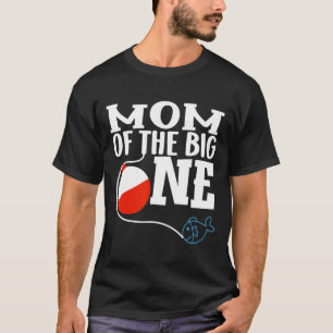 T-shirt Maman du gros pêcheur garçon premier anniversaire