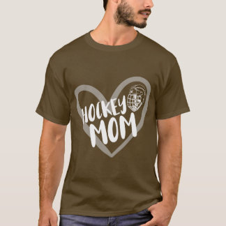 T-shirt Maman du hockey