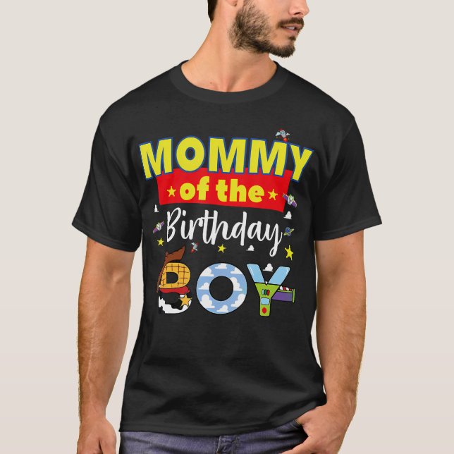 T-shirt Maman Du Jouet D'Anniversaire Famille Jouet Qui Co (Devant)
