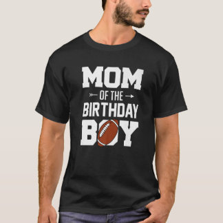 T-shirt Maman Du Jour D'Anniversaire Garçon Football Garço