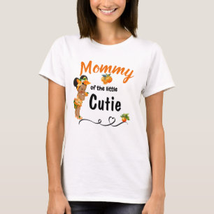 T-shirt Maman du petit Baby shower Cutie Chemise