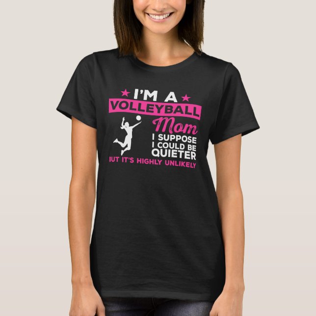 T-shirt Maman du volley-ball (Devant)