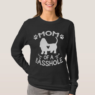 T-shirt Maman D'Un Amant Basset Basset Cadeau Basset Hound