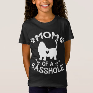 T-Shirt Maman D'Un Amant Basset Basset Cadeau Basset Hound