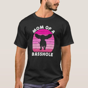 T-shirt Maman d'un Basshole pour femmes Basset Hound maman