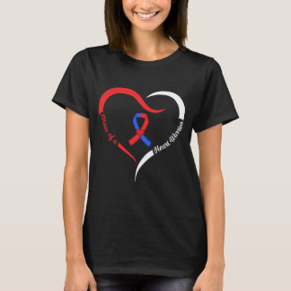 T-shirt Maman D'Un Guerrier Du Coeur Sensibilisation À L'É