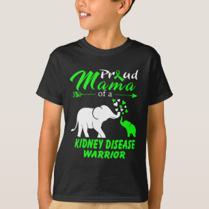 T-shirt Maman D'Un Guerrier Maladie Du Rein