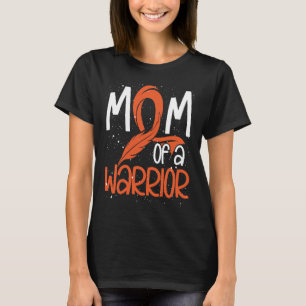 T-shirt Maman D'Un Guerrier Soutien Escadron De Leucémie S