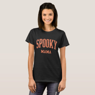 T-shirt Maman effrayante Rétro Halloween