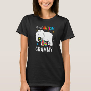 T-shirt Maman éléphant Enfants autistes Fière Autisme Gram