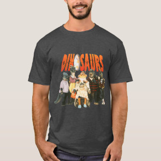 T-shirt Maman Enfant Jurassique Film Drôle Années 90 Fille