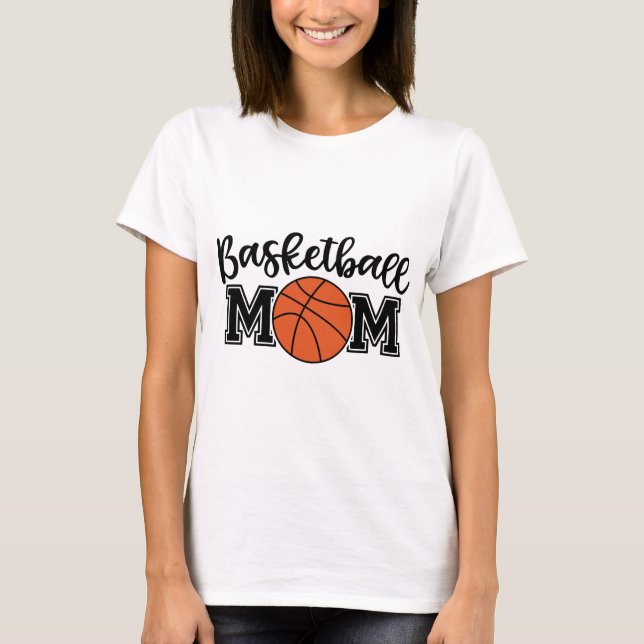 T-shirt Maman épique de basket-ball (Devant)