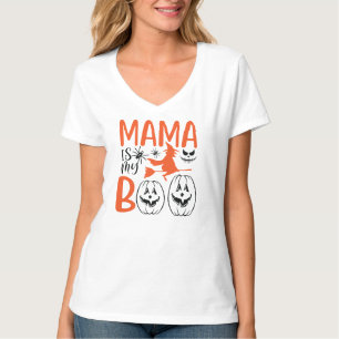 T-shirt Maman est mon garçon maman Éffrayante