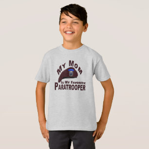 T-shirt Maman est mon parachutiste préféré de la 82e divis