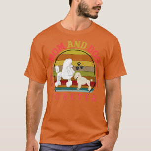 T-shirt Maman Et Chien Pour Les Chiens De L'Éternel Poodle