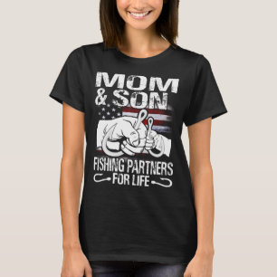 T-shirt maman et son jumelage Chemises de pêche Partenaire