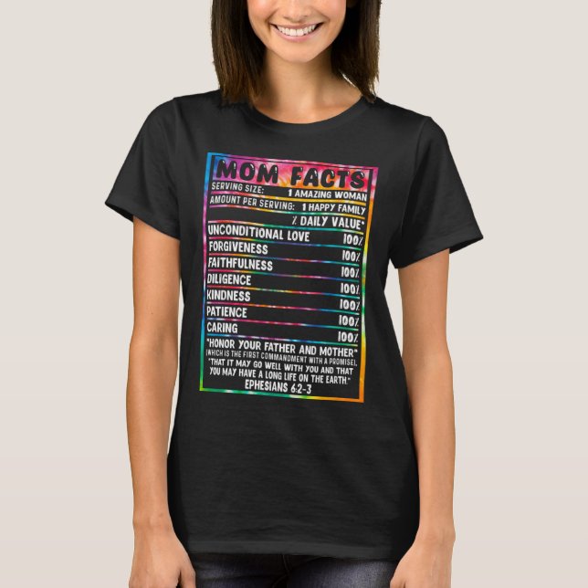 T-shirt Maman Faits Fête de la mère Mère Définition Maman (Devant)