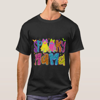 T-shirt Maman Fantôme Halloween Maman Fantomatique Mère