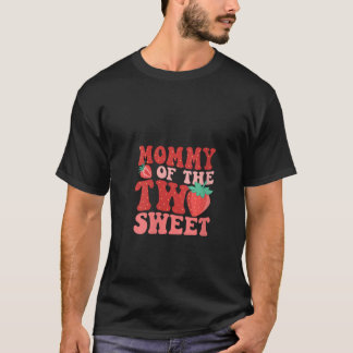 T-shirt Maman Femme De La Deuxième Douce Deuxième Annivers