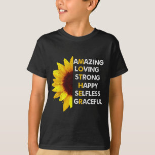 T-shirt Maman fête des mères maman incroyable aimante fort