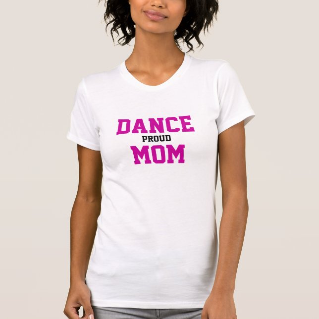 T-shirt Maman fière de danse (Devant)