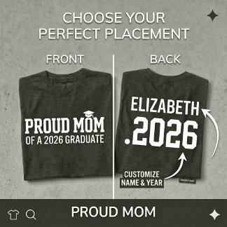 T-shirt MAMAN FIÈRE • Diplômée de la promotion 2026 Person