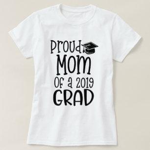 T-shirt Maman fière d'un cadeau 2019 d'aîné de diplômé