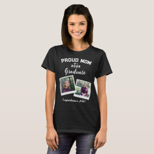T-shirt Maman fière d'un diplômé 2 cadres photo