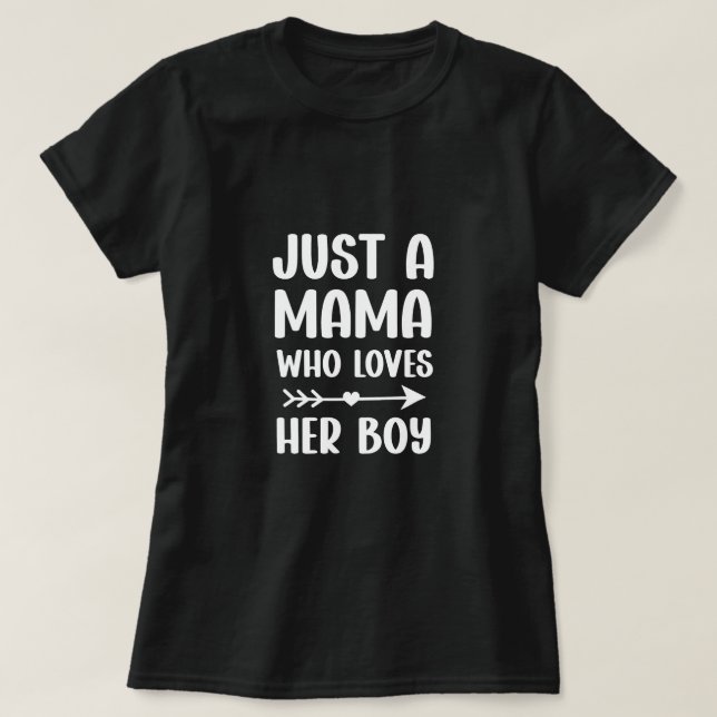 T-shirt Maman fils assortiment vêtement Mères Jour Cadeau (Design devant)