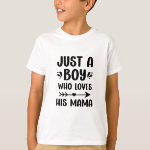 T-shirt Maman fils assortiment vêtement Mères Jour Cadeau