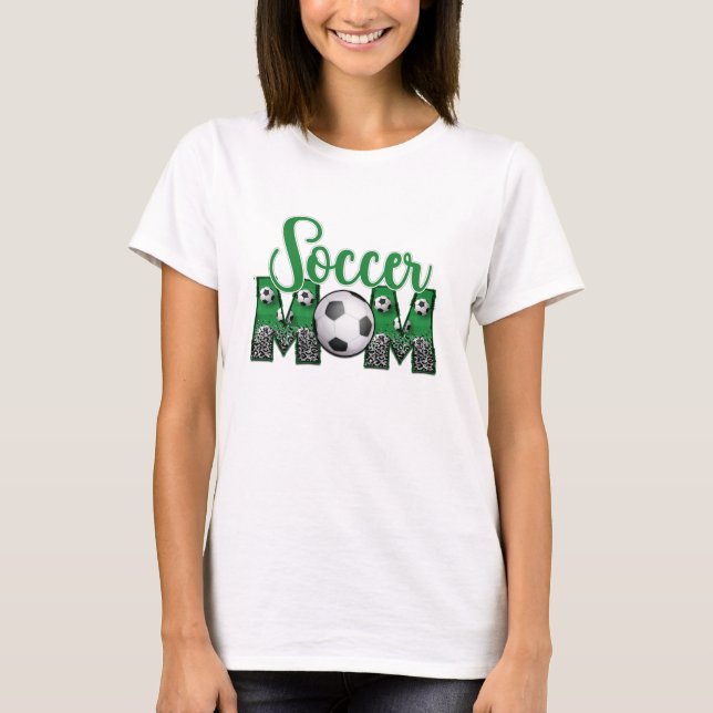 T-shirt maman footballeuse (Devant)