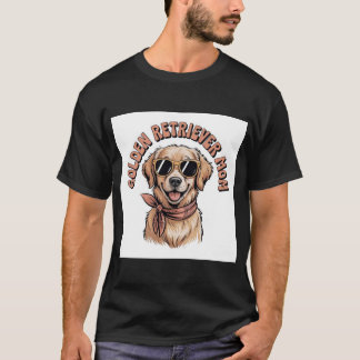 T-shirt Maman Golden Retriever