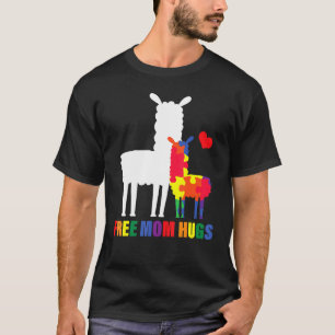 T-shirt Maman gratuite énorme lama de sensibilisation à l'