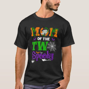 T-shirt Maman Halloween 2e Anniversaire Matching Famille D
