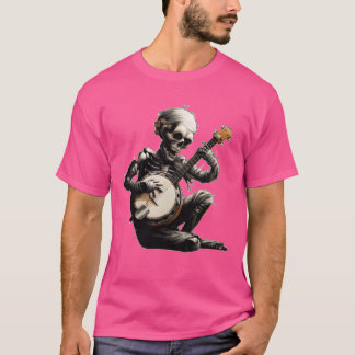 T-shirt Maman Halloween Bluegrass Banjo Joueur drôle