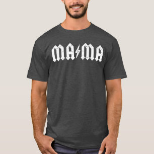 T-shirt Maman Hard Rock Maman Éclair rétro drôle